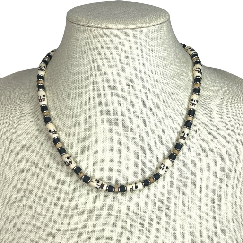 Skull Beaded Necklace